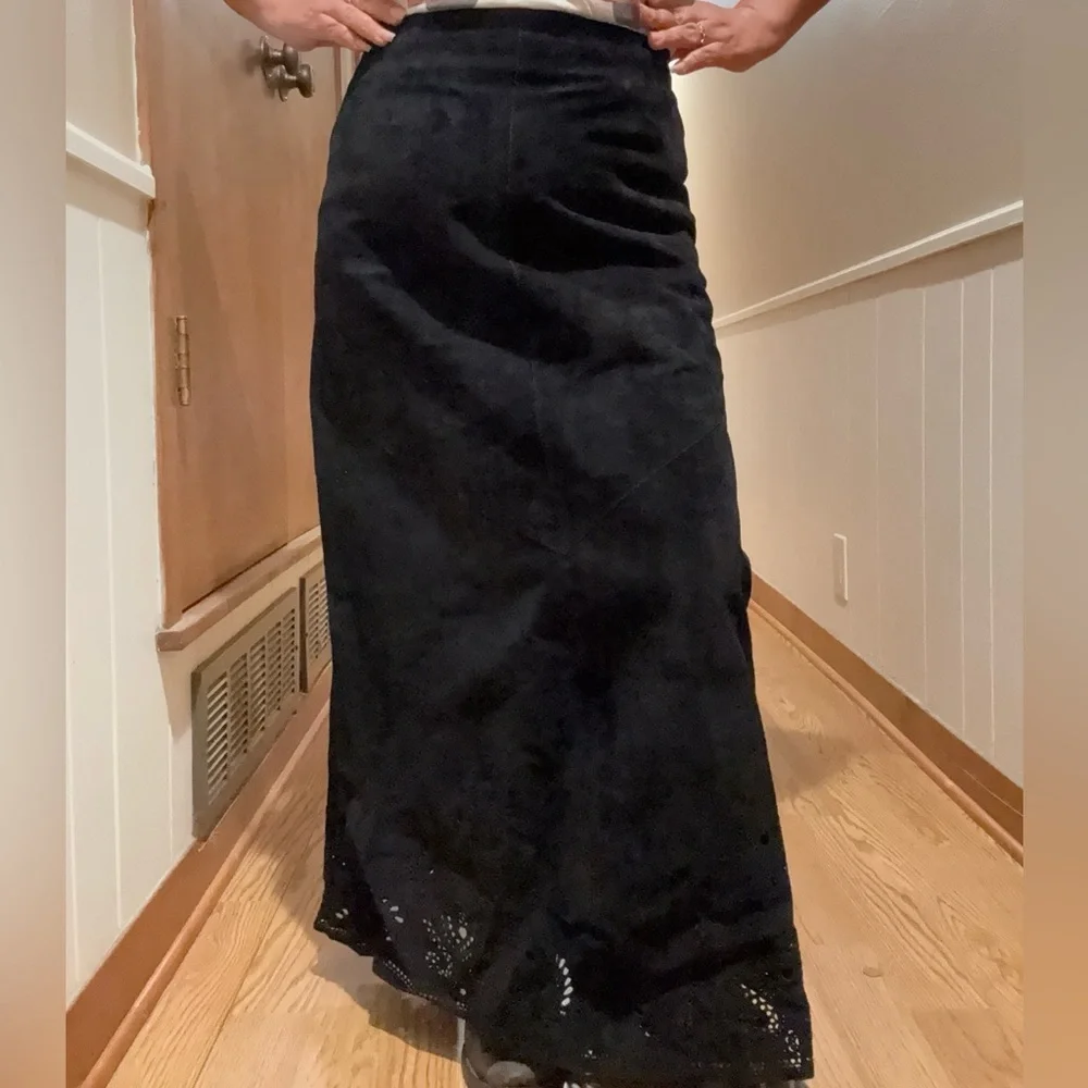 Siena Studio leather Black Pencil Skirt